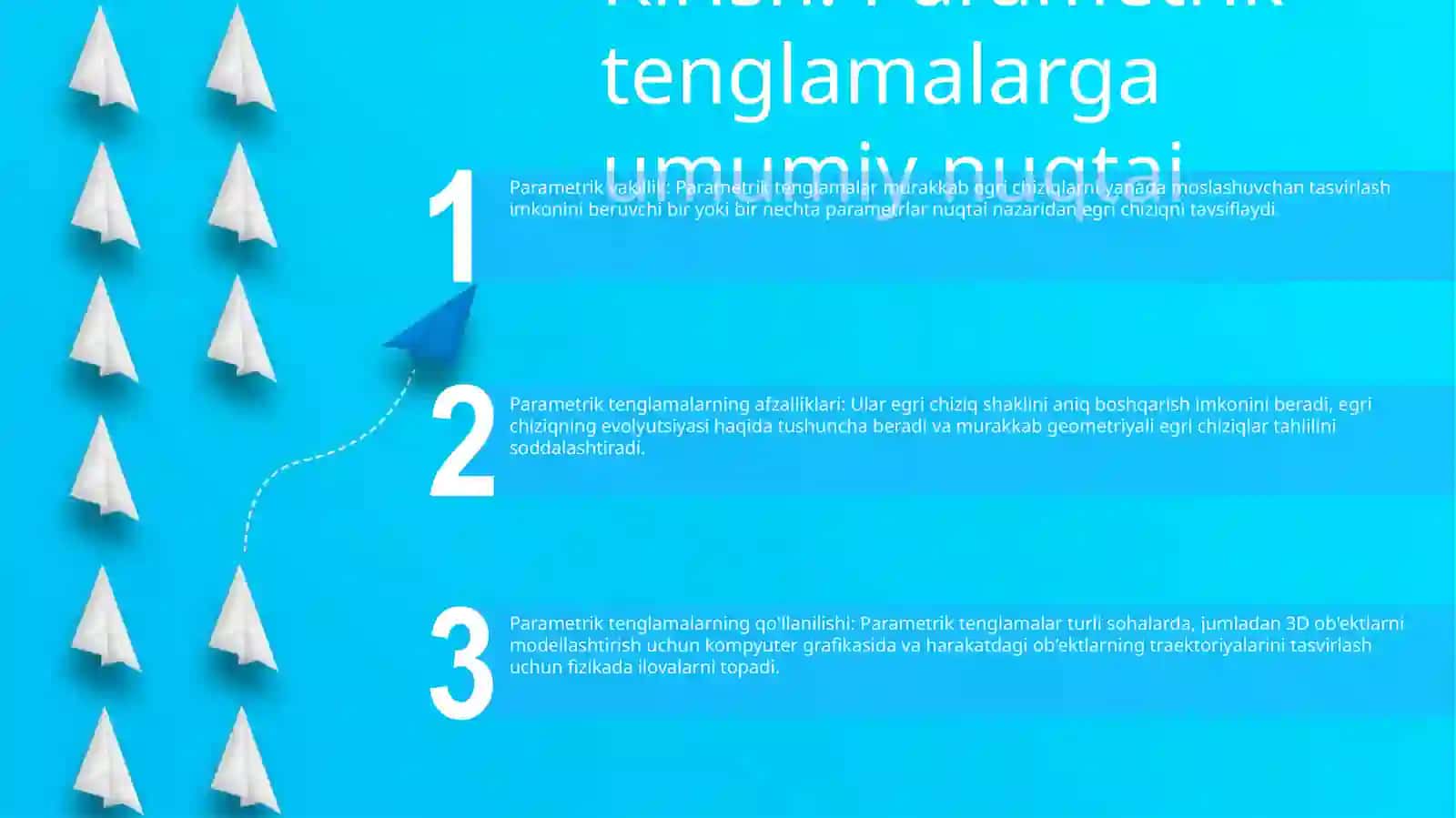 Parametrii Tenglamalar Sistemasi 2