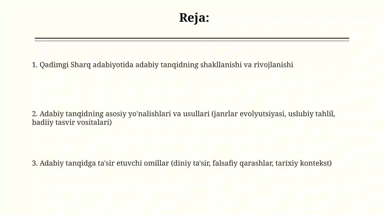 Sharq klassik adabiyotida adabiy-tanqidiy fikrlar taraqqiyoti 2