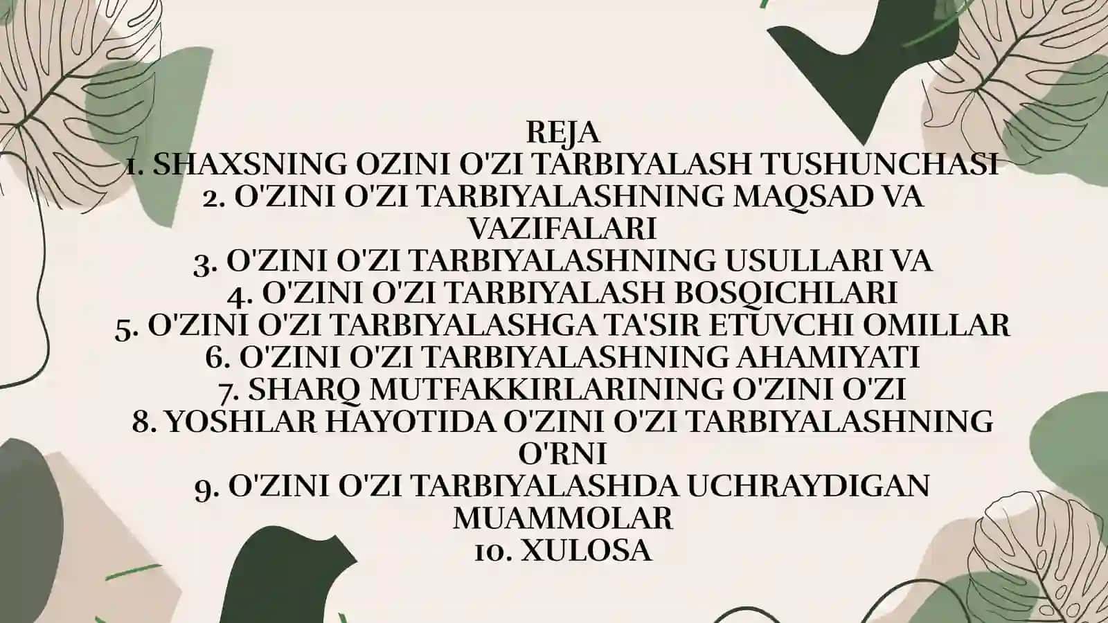 Xorijiy til va adabiyoti 25-16 guruh talabasi 2