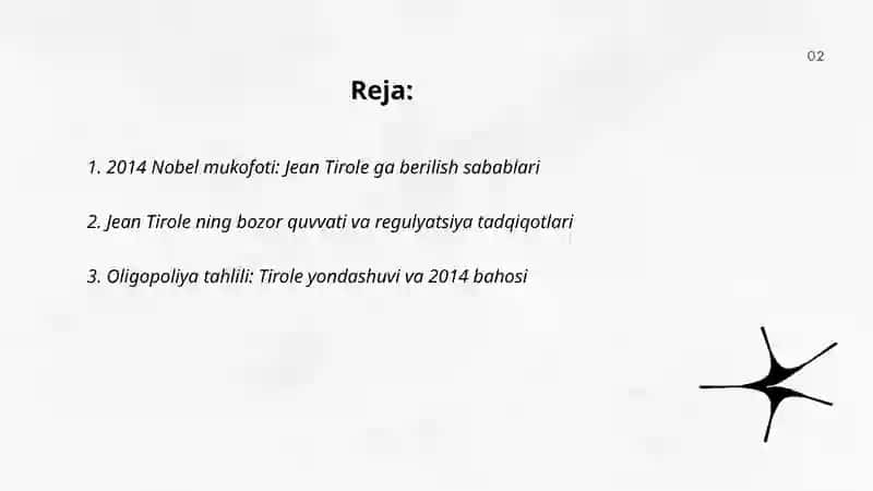 2014 Nobel mukofoti: Jean Tirole ga berilish sabablari 2