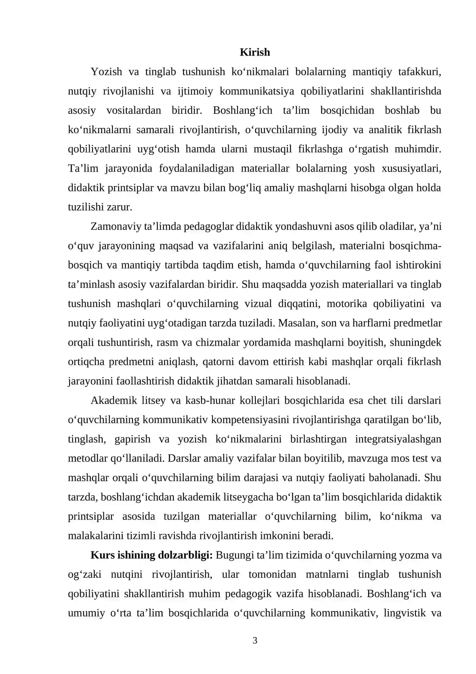 BOSHLANG’ICH TA’LIM TIZIMIDA YOZISH MATERIALINI YARATISHNING DIDAKTIK ASOSLARI 2