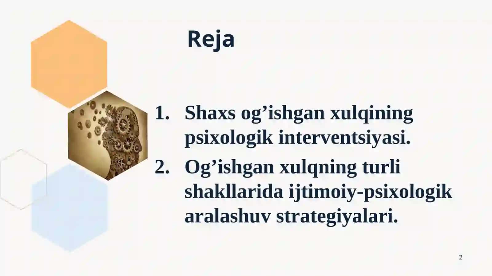 Shaxsog'ishgan xulqining intervenetsiyasi 2