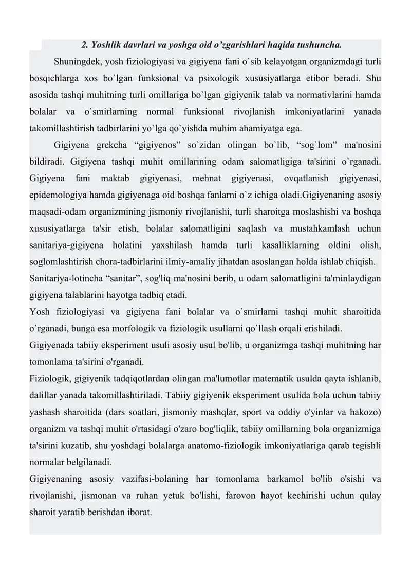 Yoshlik davrlariing morfologik va fiziologik xususiyatlari 2