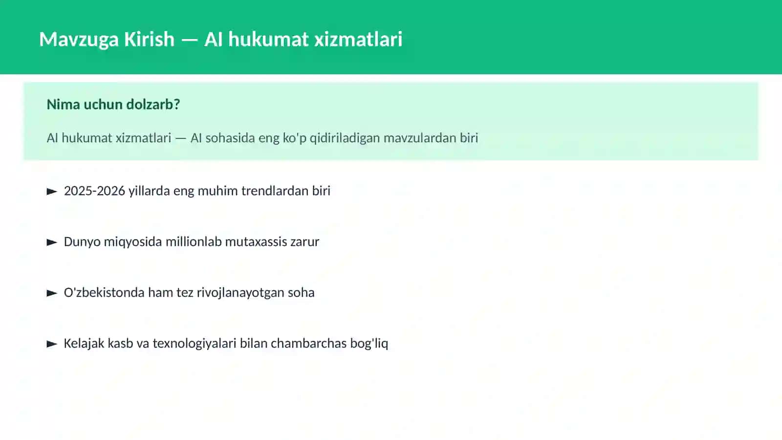 AI hukumat xizmatlari 2