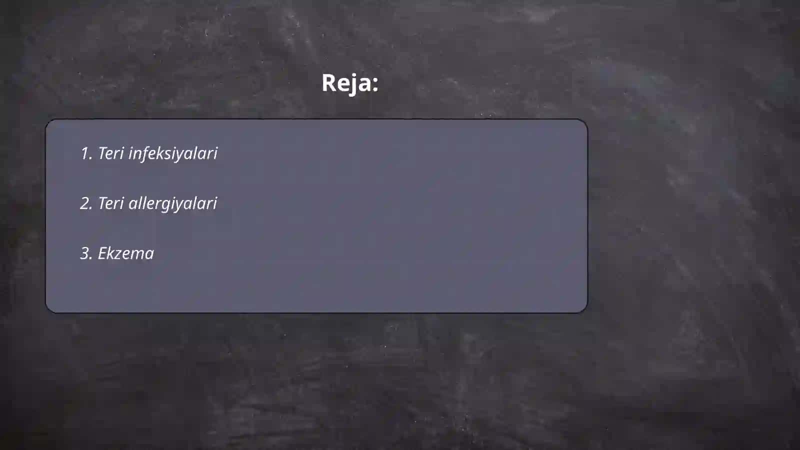 Teri parazetar kassaliklari 2