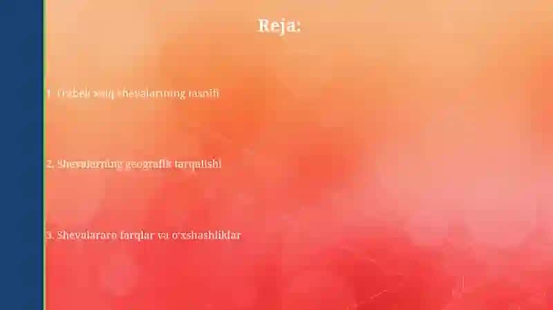 O’zbek xalq shevalari tasnifi 2