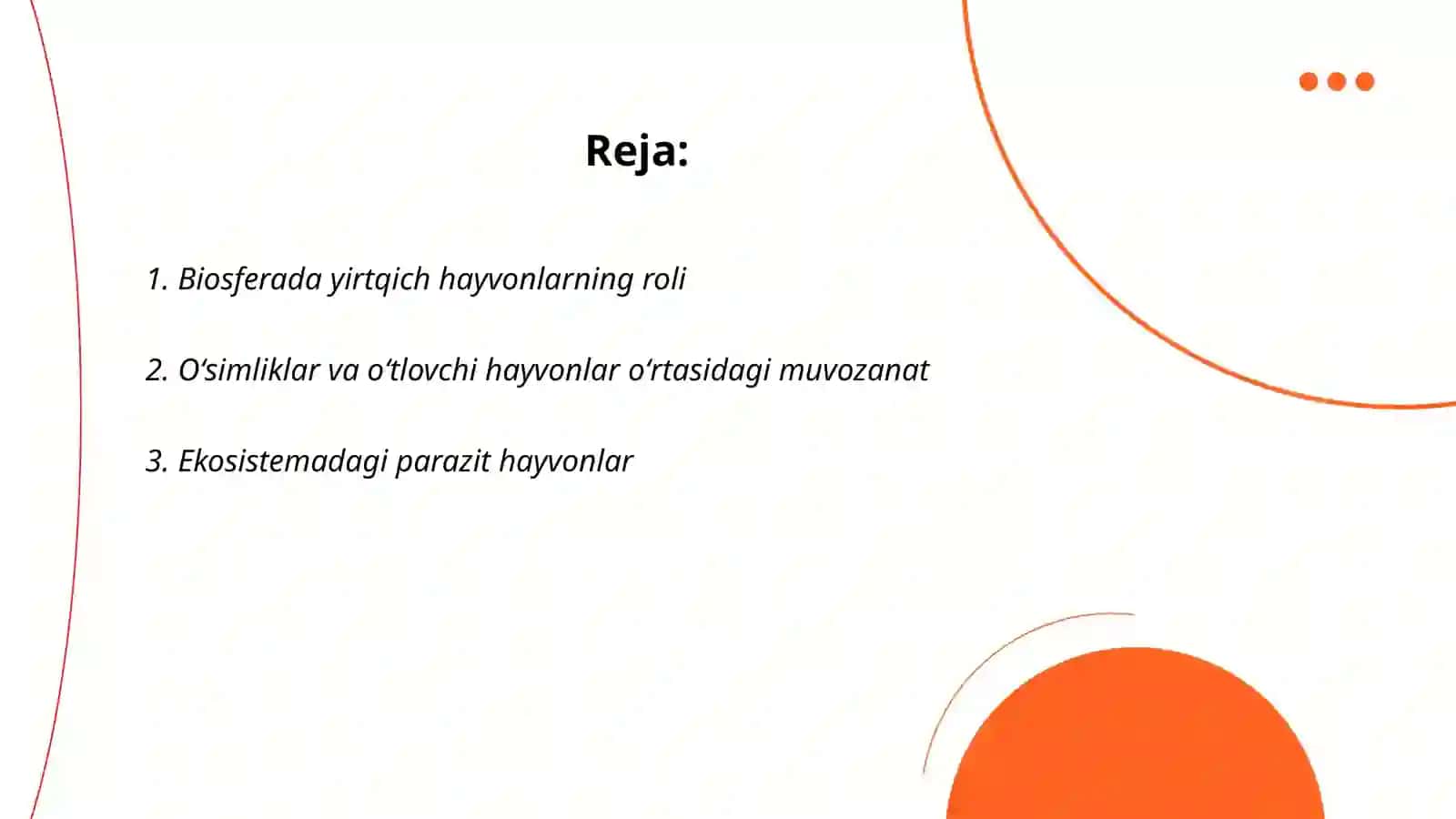 Biosferada xordali hayvonlarning tutgan oʻrni 2