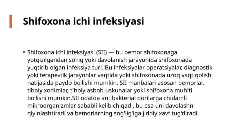 Shifoxona ichi infeksiyasi 2