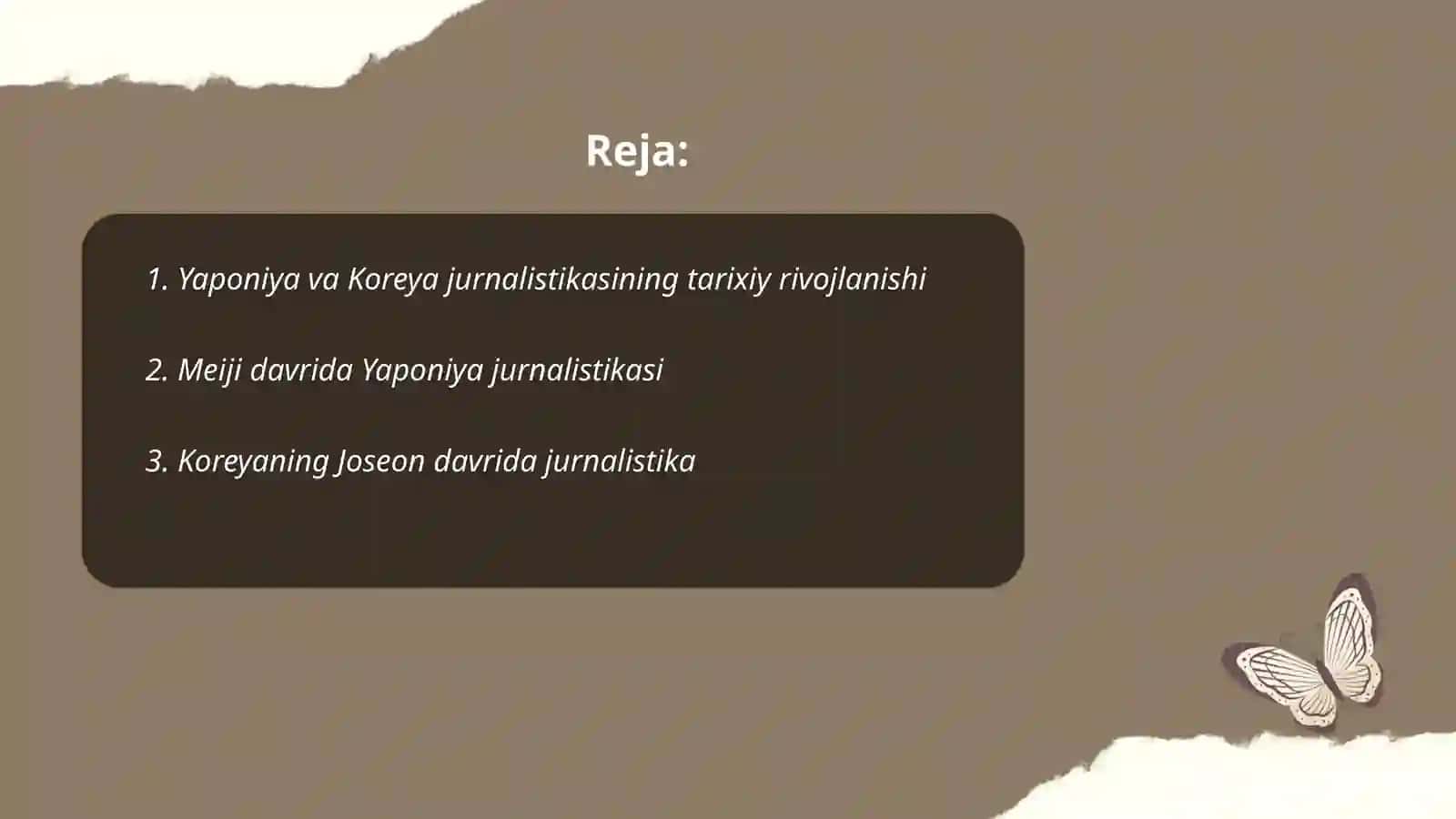 Yaponiya va Korea jurnalistikasi taraqqiyoti 2