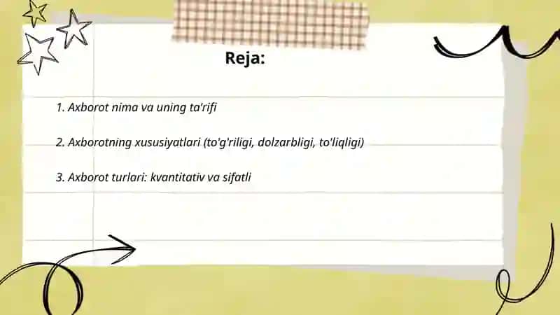 Axborot nima va uning manbalari 2