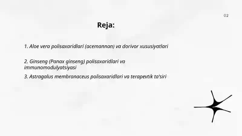 Aloe vera polisaxaridlari (acemannan) va dorivor xususiyatlari 2