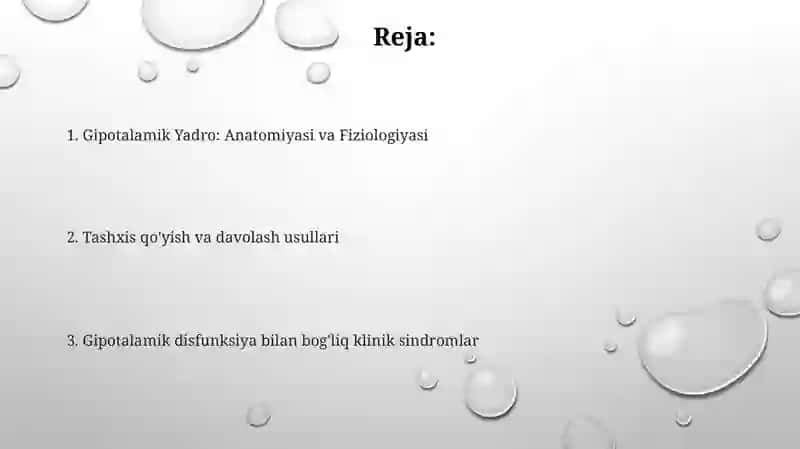 Gipotalamus oʻzaklari va ularning klinik ahamiyati 2