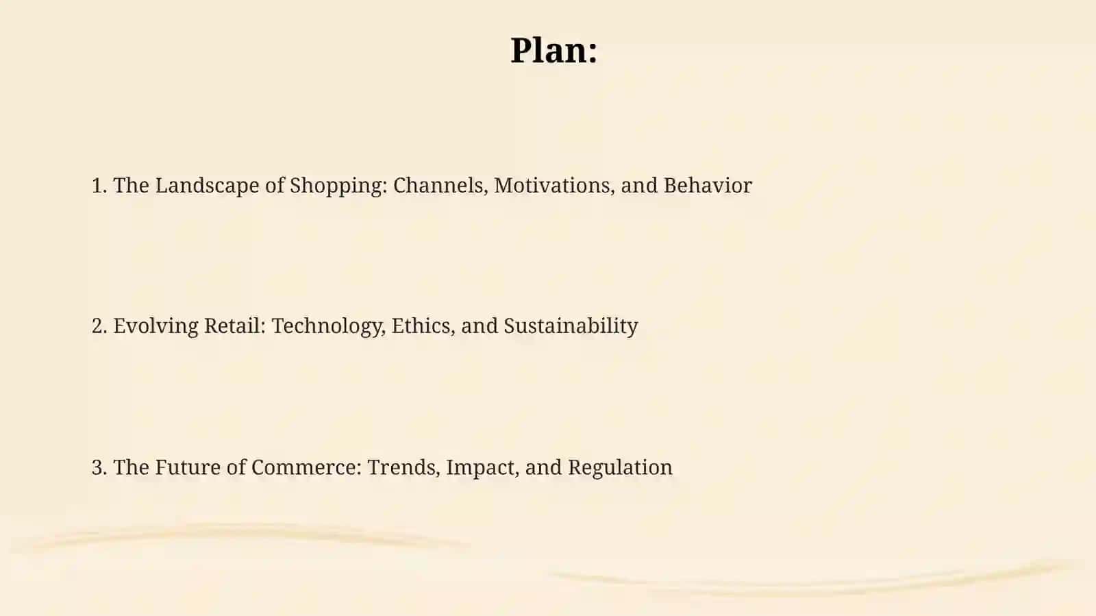 The Landscape of Shopping: Channels, Motivations, and Behavior 2