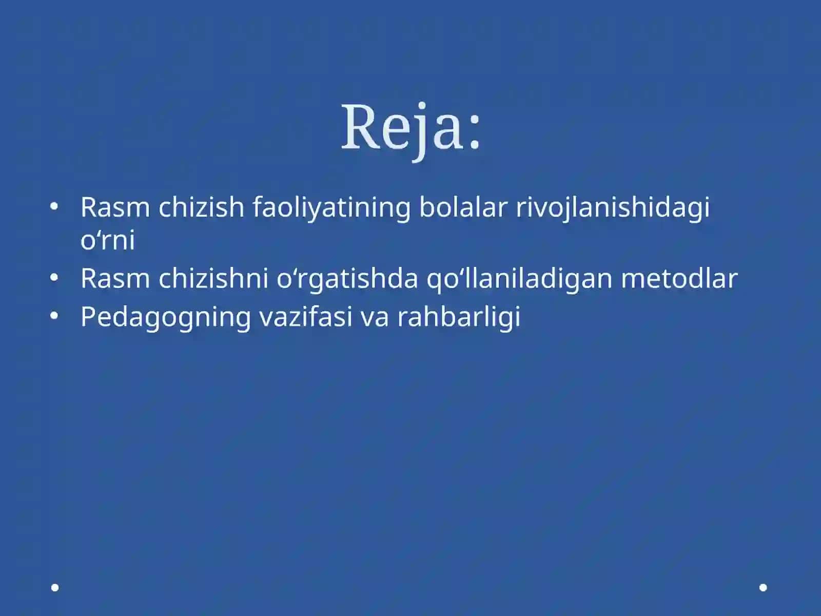 Maktabgacha yoshdagi bolalarni rasm chizishga o`rgatish 2