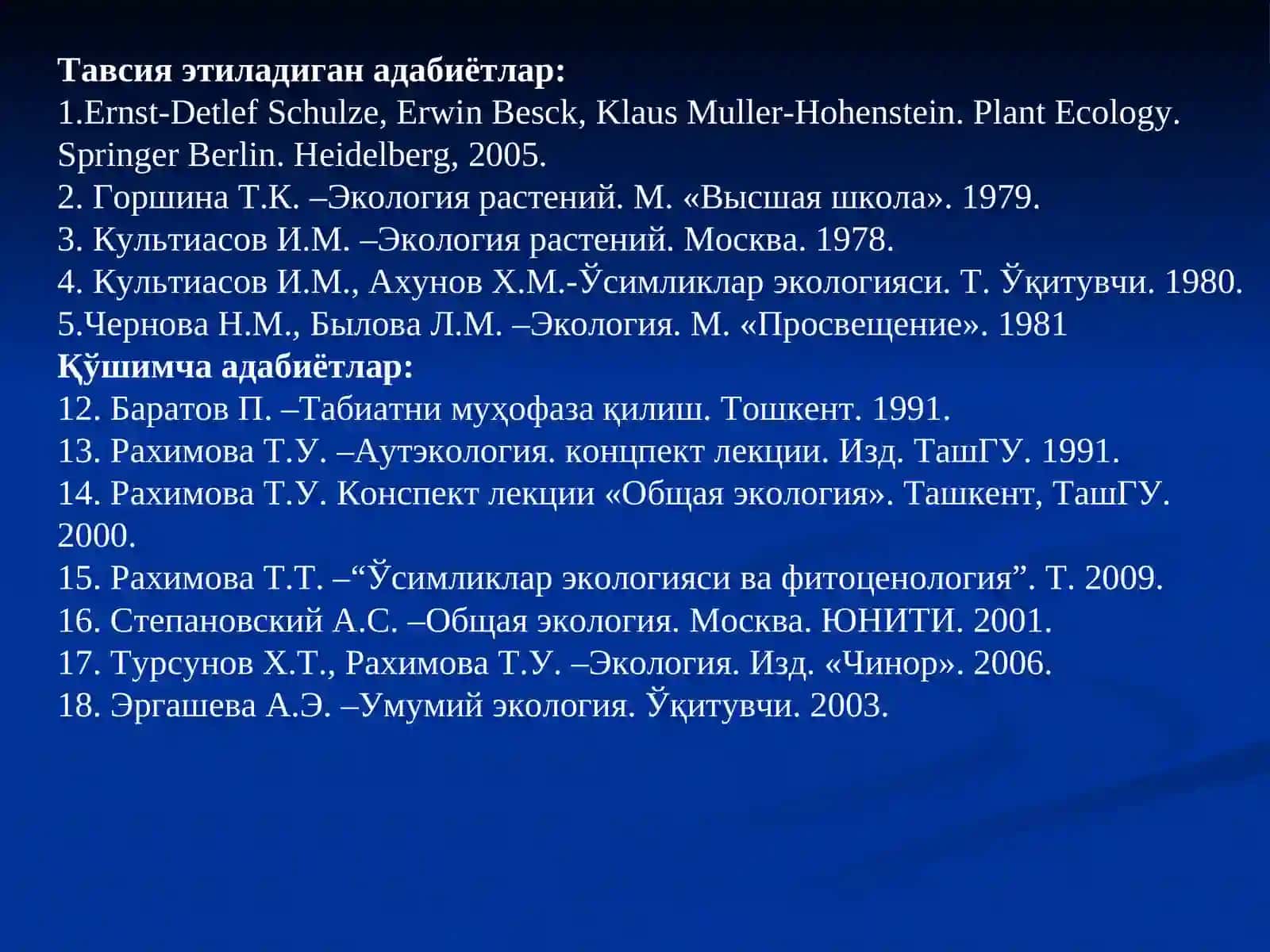 BIOEKOLOGIYA 2