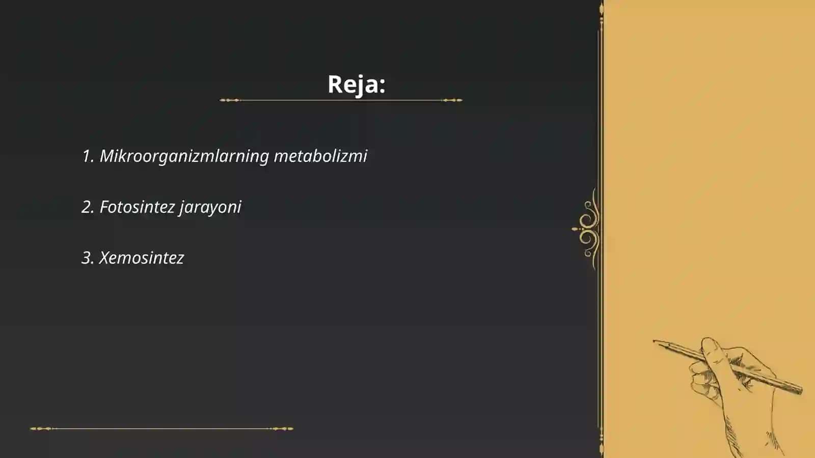 Mikroorganizmlar ishtirokida boradigan biokimyoviy jarayonlar 2