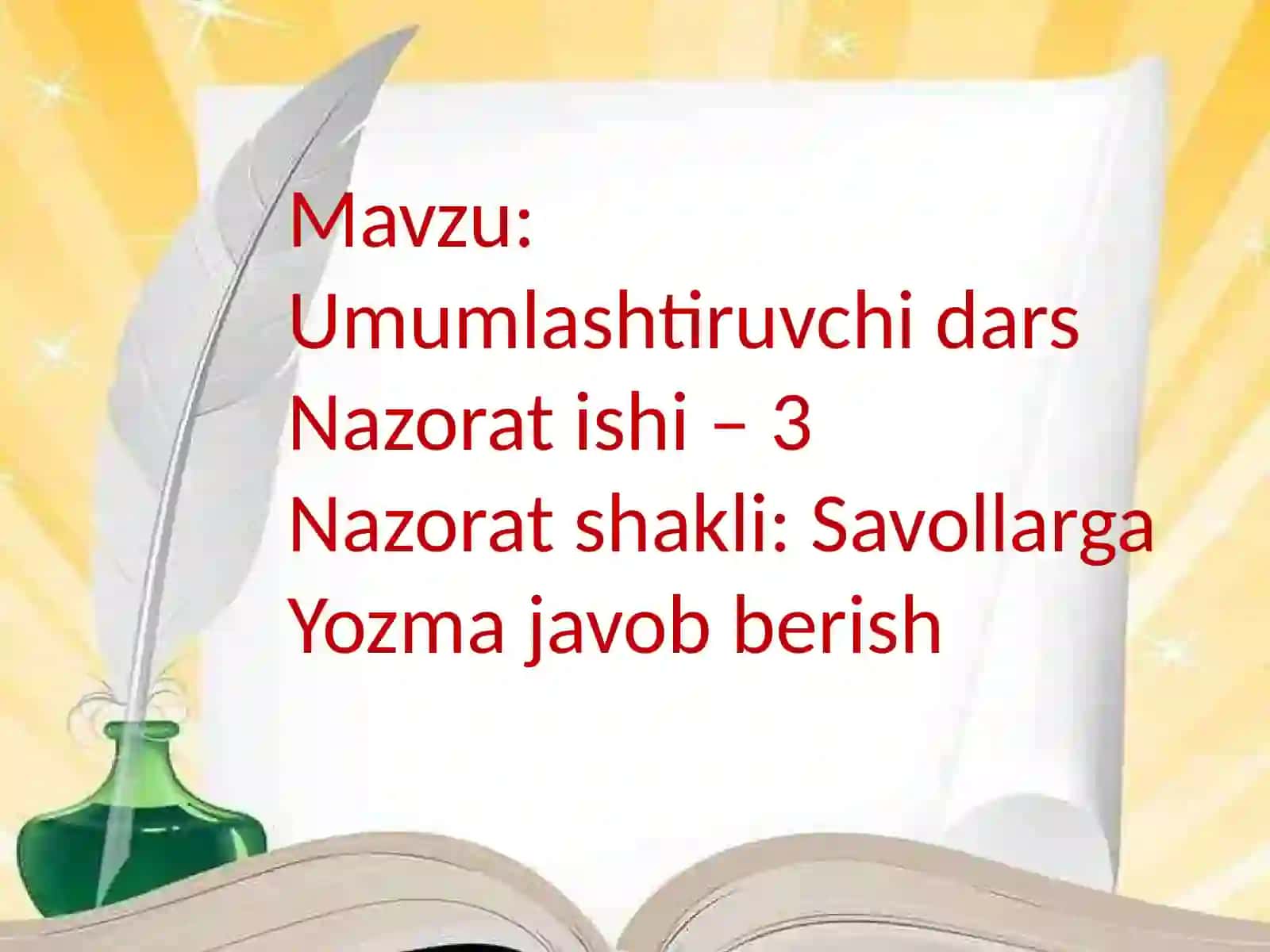 Tabiatshunoslik fanidan taqdimoti 2