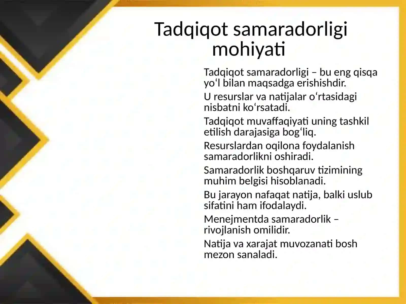 Menejmentdatadqiqotlarningsamaradorligi 2