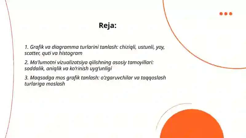 Ilmiy ish natijalarini grafik yoki diagrammalar yordamida taqdim qilish 2