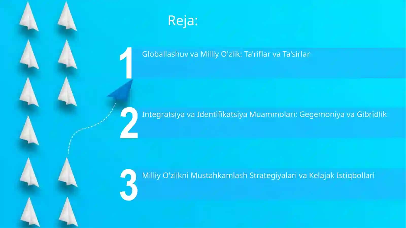 Globalizatsiya va milliy oʻzlik: integratsiya va identifikatsiya muammolari 2