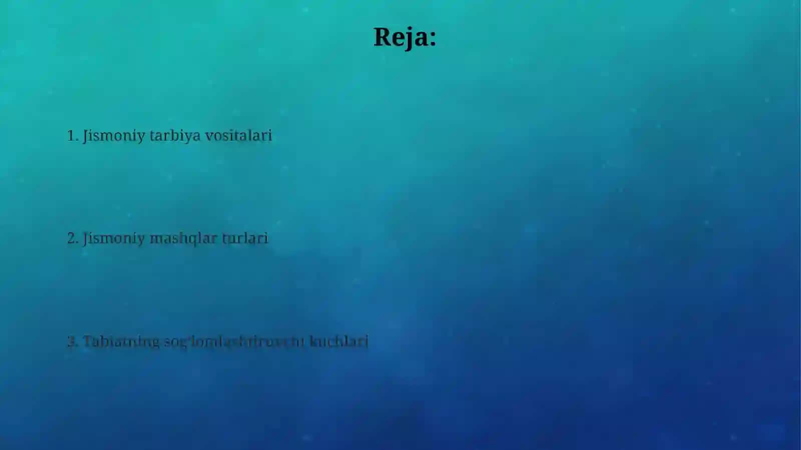Jismoniy tarbiyaning vositalari, jismoniy mashqlar 2