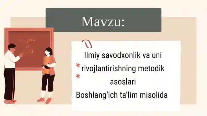 XALQARO BAHOLASH DASTURLARI ASOSIDA TABIIY FANLARNI OʻQITISH METODIKASI 2