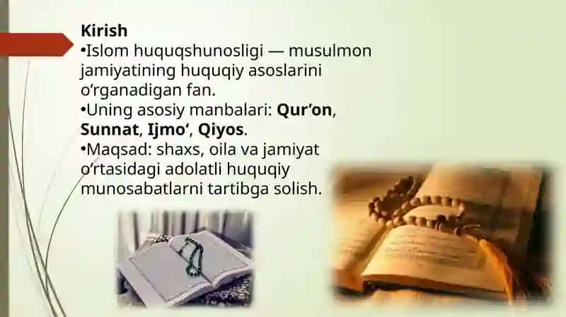 Islom huquqshunosligida oila nikoh taloq idda zihor tushunchalari 2 2