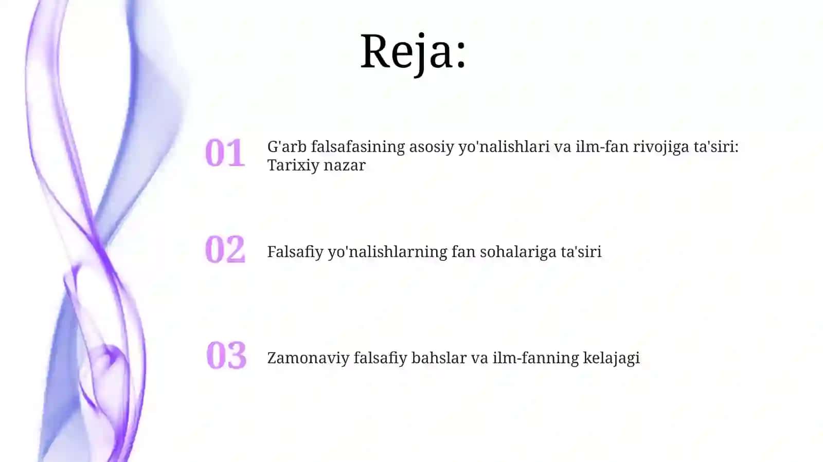 G'arb falsafasining asosiy yo'nalishlari 2