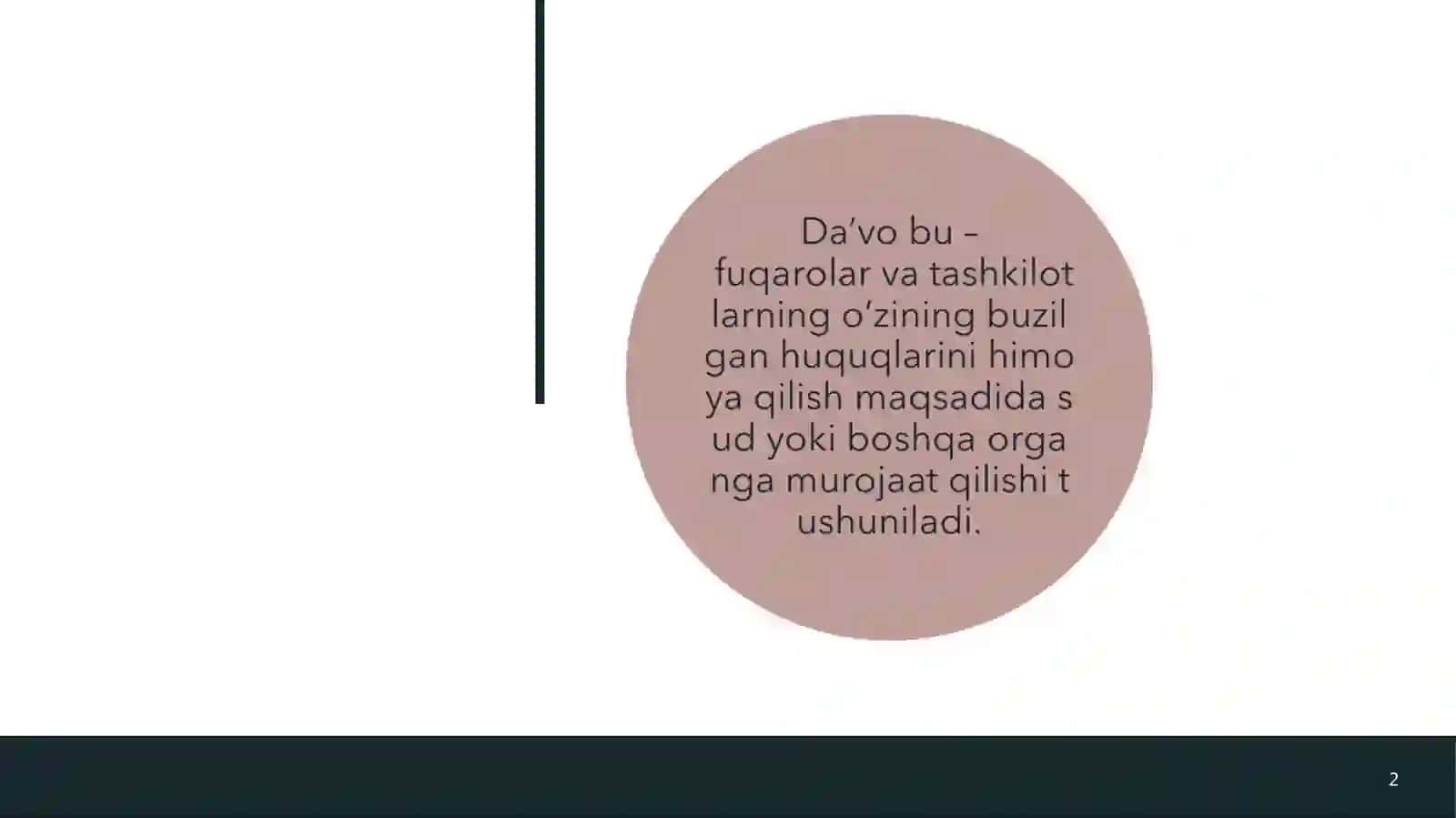 FUQAROLIK PROTSЕSSIDA DA’VO 2