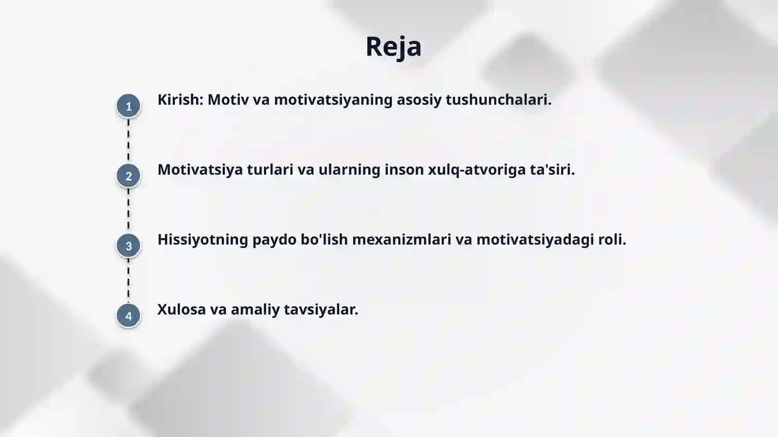 Motiv va motivatsiya,hissiyotning paydo bo’lishi 2