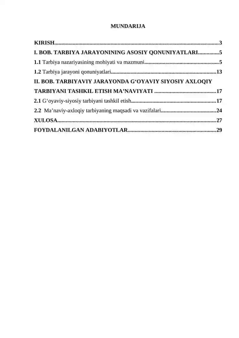 Boshlangʻich ta’lim yoʻnalishi 22/34-guruhi talabasi 2
