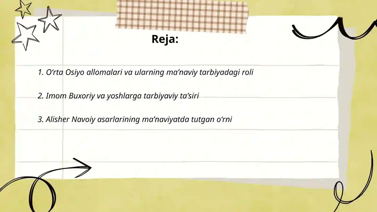 Yuksak maʼnaviyatli yoshlarni tarbiyalashda Oʻrta Osiyo allomalari ilmiy merosining oʻrni 2