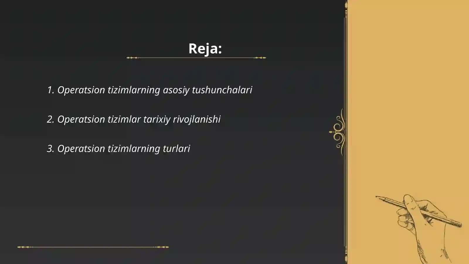 Operatsion tizimlar va ularning bir-biridan farqli jihatlari 2