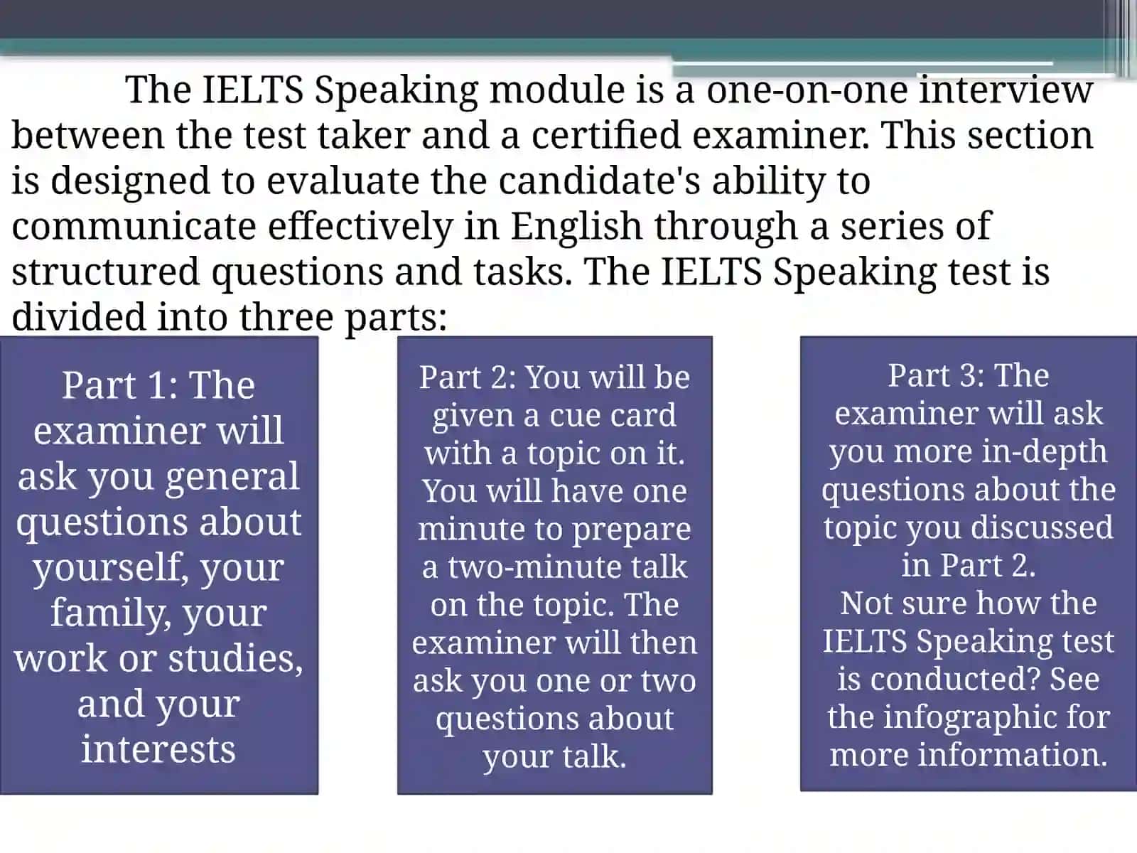IELTS Speaking Module 2