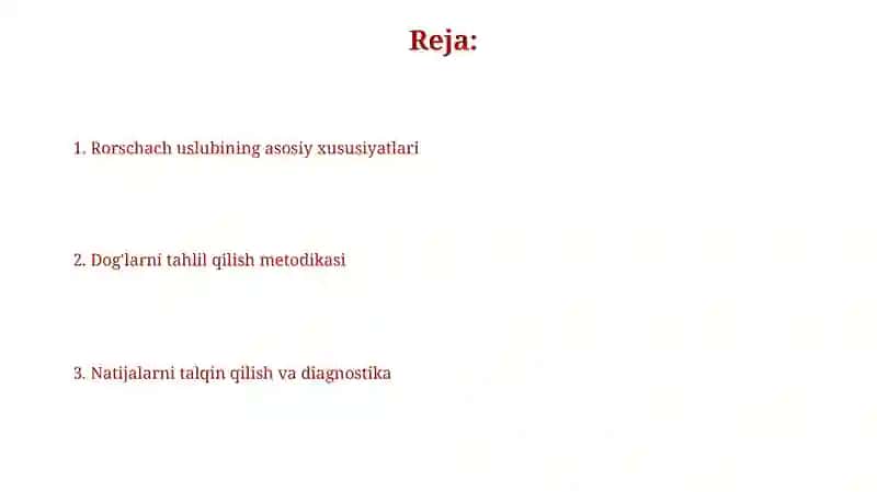 Siyoh dogʻlari metodikasi 2