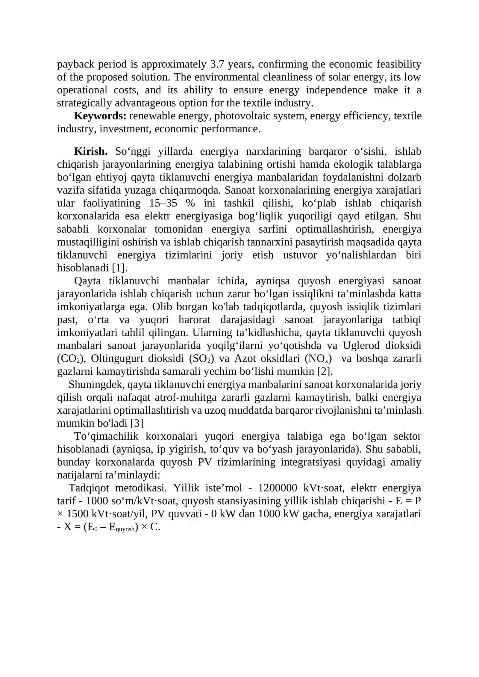 Energianing qayta tiklanuvchi manbalaridan foydalanish 2