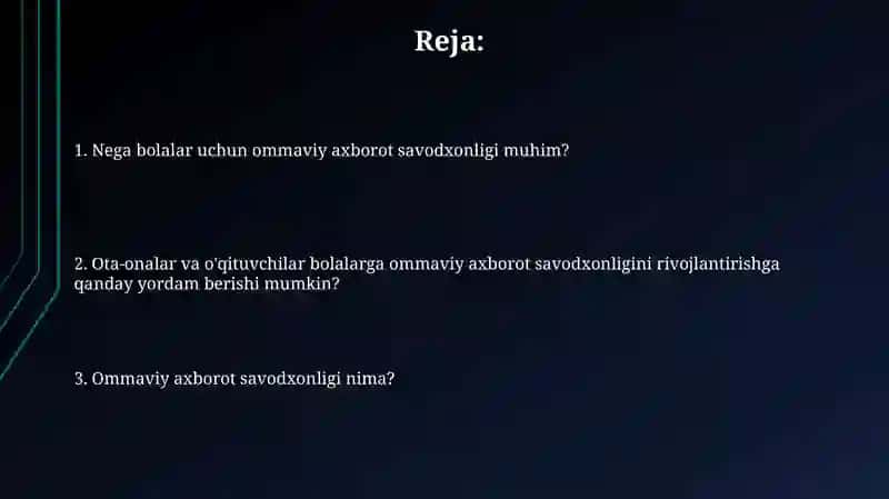 Bolalar uchun Mediasavodxonlikning ahamiyati 2