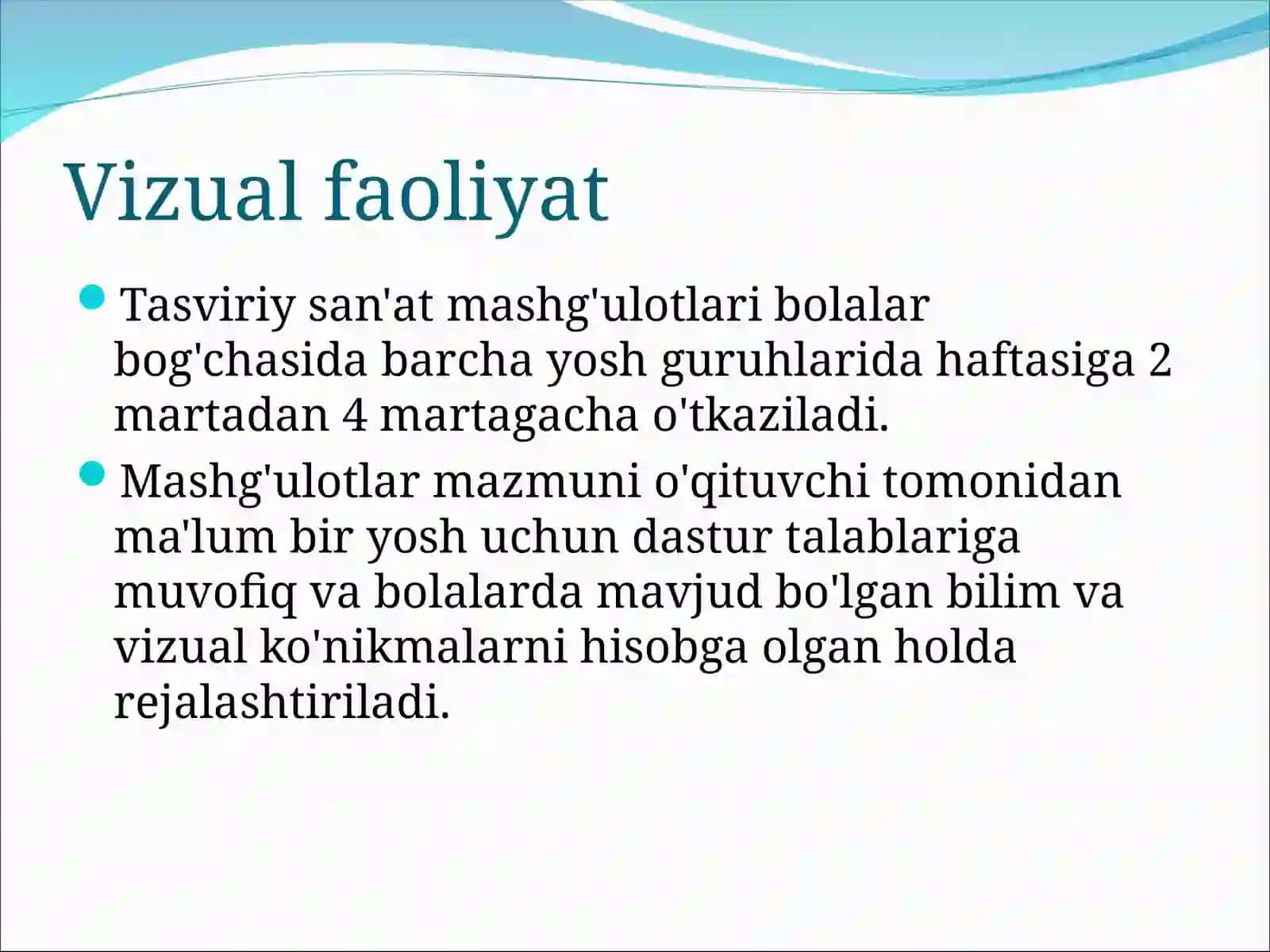 Maktabgacha ta’lim muassasalarida tasviriy faoliyat nazariyasi va metodikasi 2