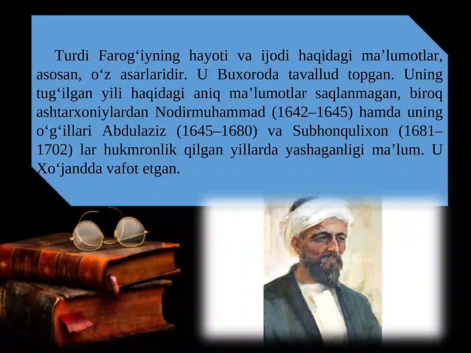 TURDI FAROG‘IY 2