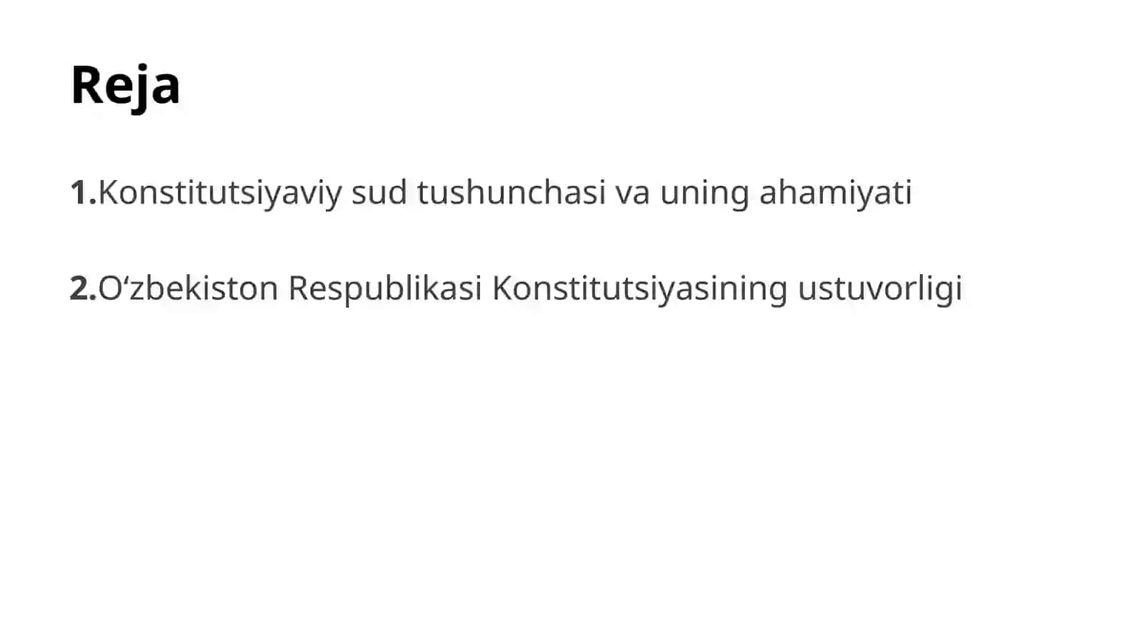 Konstitutsiyaviy sud ishlarini yuritishning umumiy asoslari 2