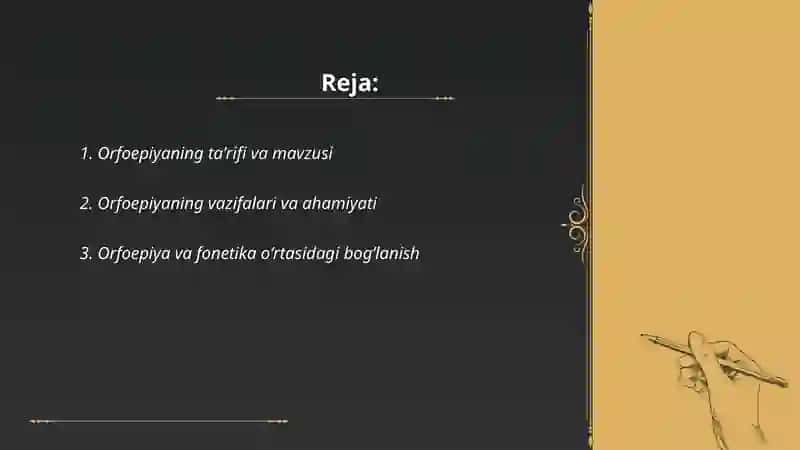 Orfoepiya haqida umumiy maʼlumot 2
