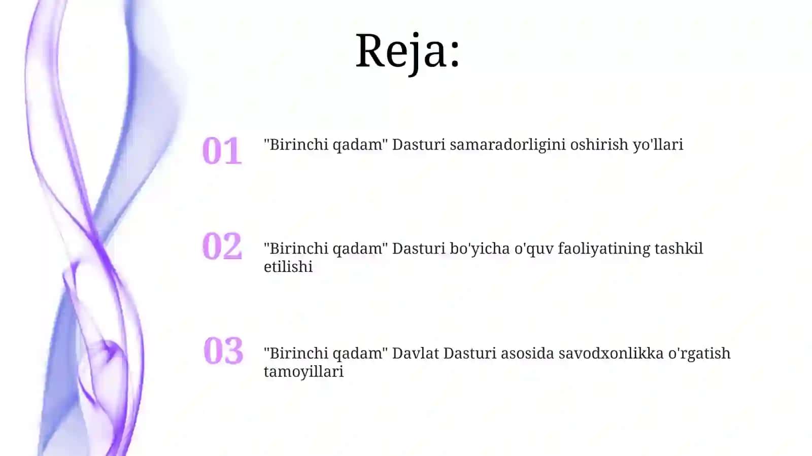 "Birinchi qadam" davlat dasturi 2