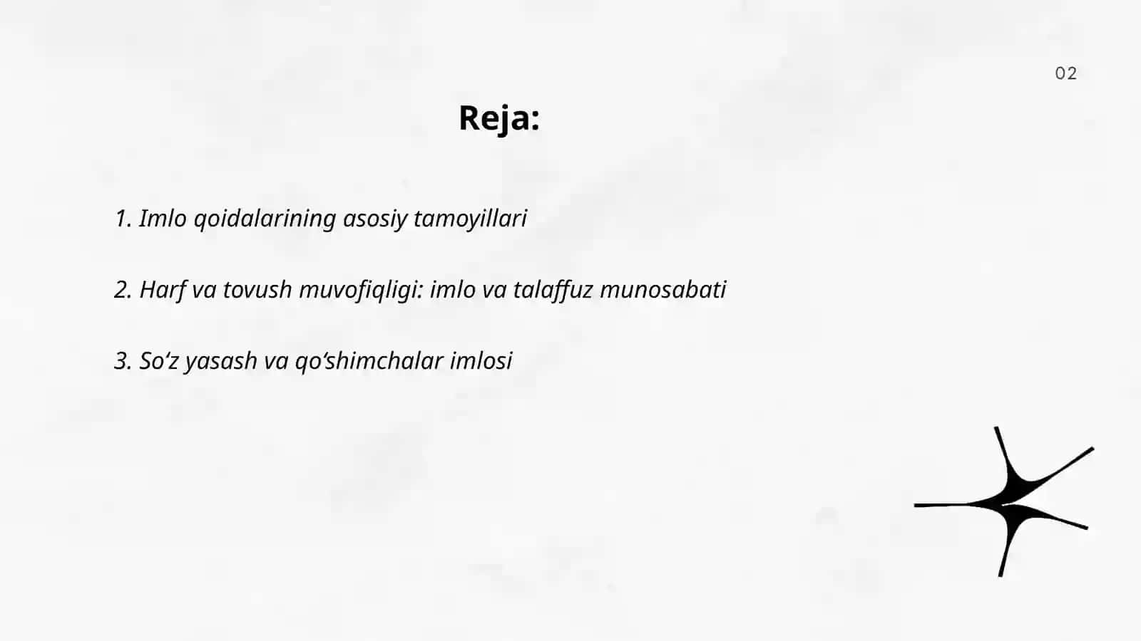 O‘zbek tilining imlo qoidalari va soha egalarining savodxonlig 2