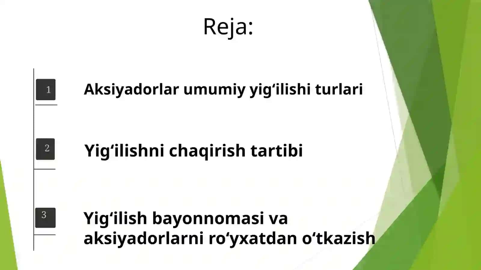 AKSIYADORLAR UMUMIY YIG‘ILISHINI CHAQIRISH TARTIBI 2