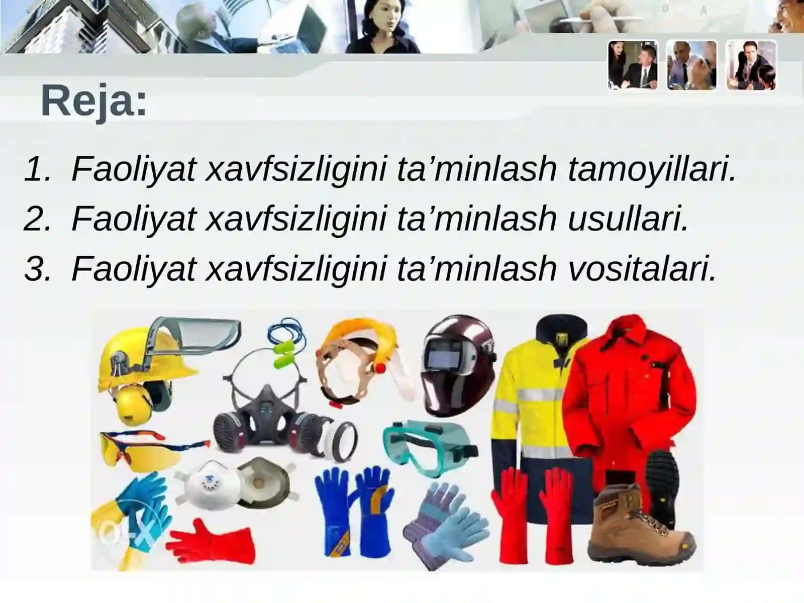 3-AMALIY MASHG’ULOT.Faoliyat xavfsizligini ta'minlash tamoyillari, usullari va vositalari 2