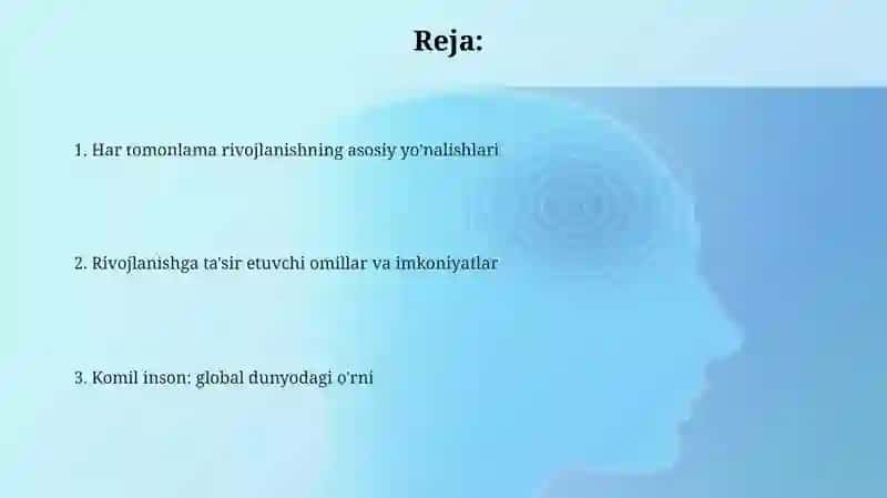 Har tomonlama barkamol shaxsni shakllantirish 2