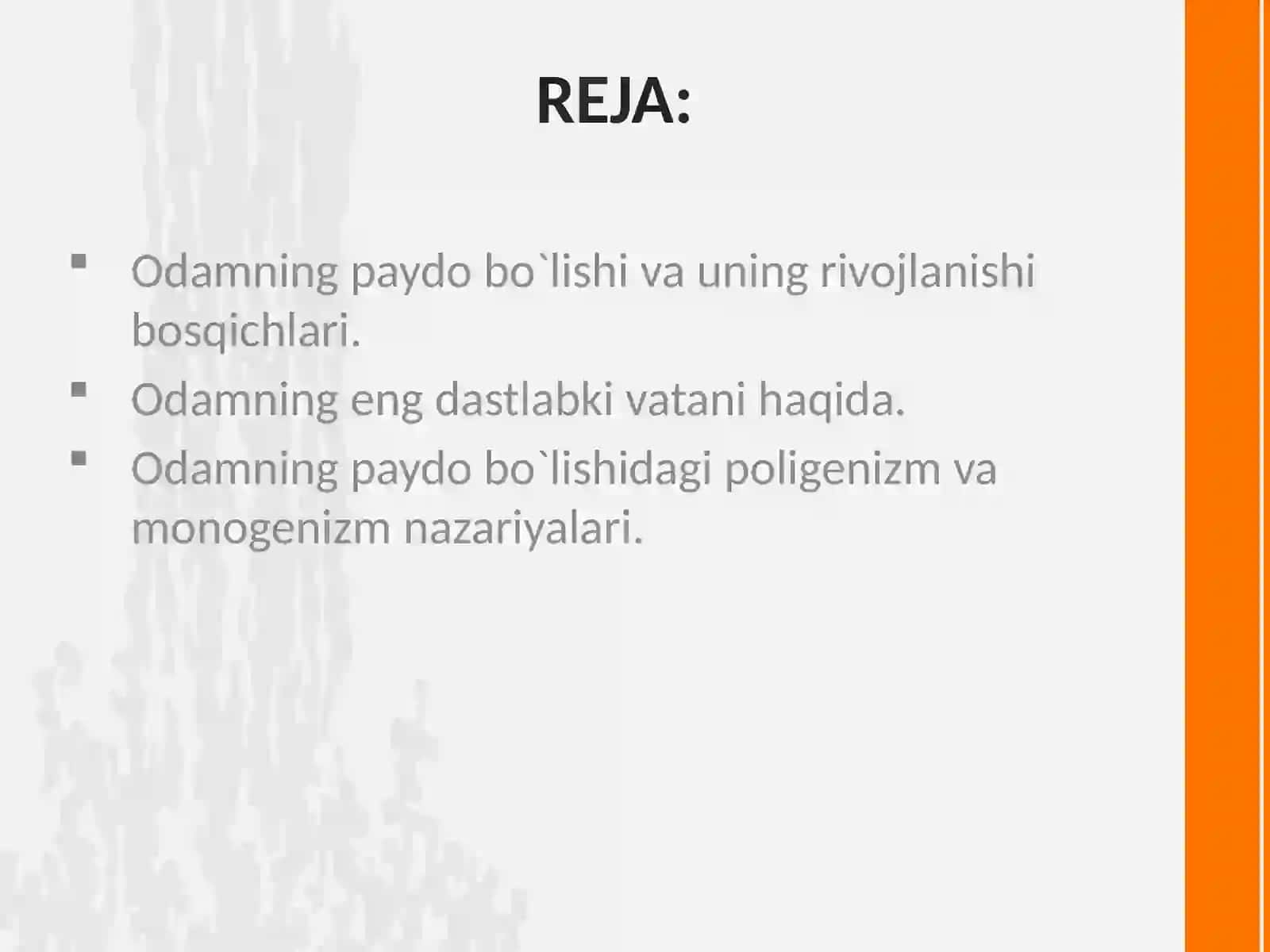 ODAM EVOLYUTSIYASIYASI, DASTLABKI ODAMLAR 2