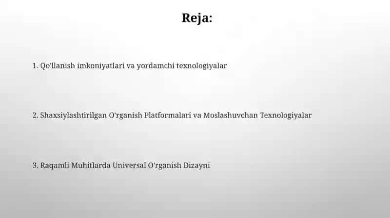 Inklyuziv talim texnologiyasi 2