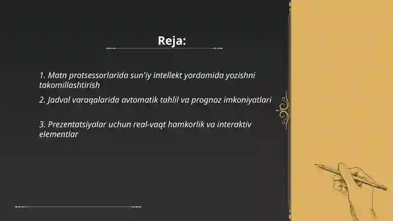 Ofis dasturlari va ularning yangi imkoniyatlari 2