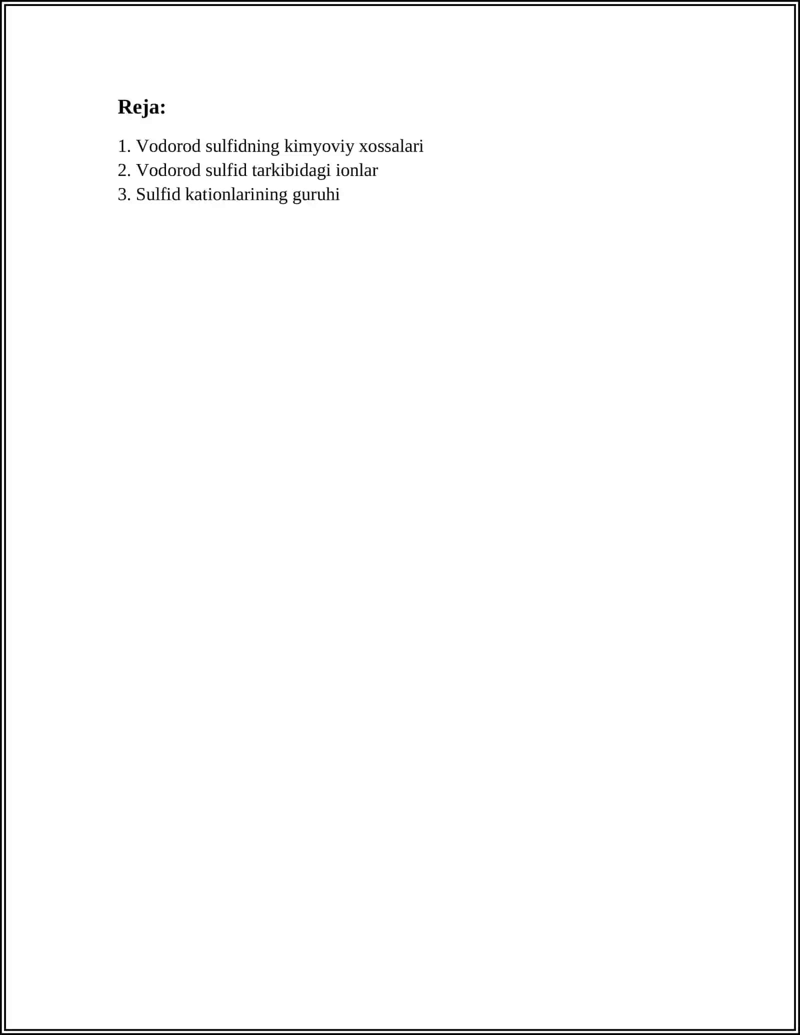 Vodorod sulfid 2